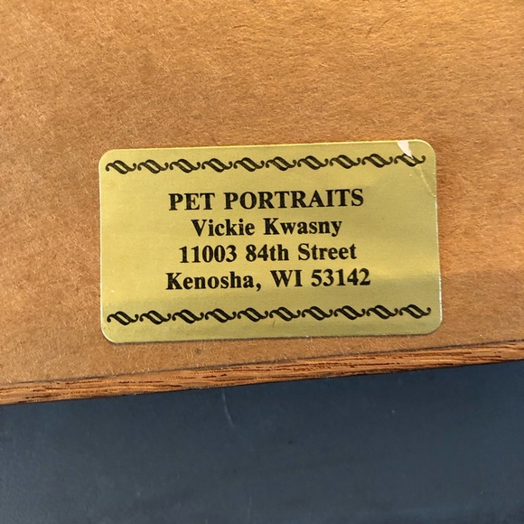 Boston Terrier original Art Top hat & Tails professional framed 22” by 18” - Picture 8 of 11